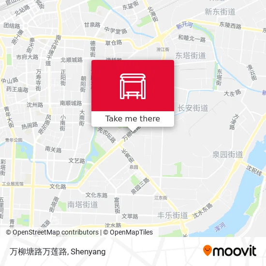 万柳塘路万莲路 map