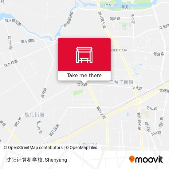 沈阳计算机学校 map