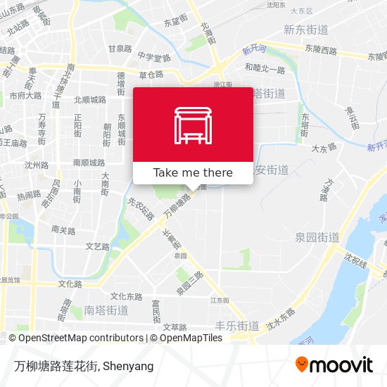 万柳塘路莲花街 map