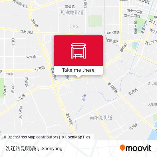 沈辽路昆明湖街 map