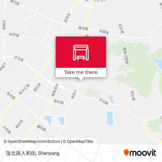 蒲北路人和街 map
