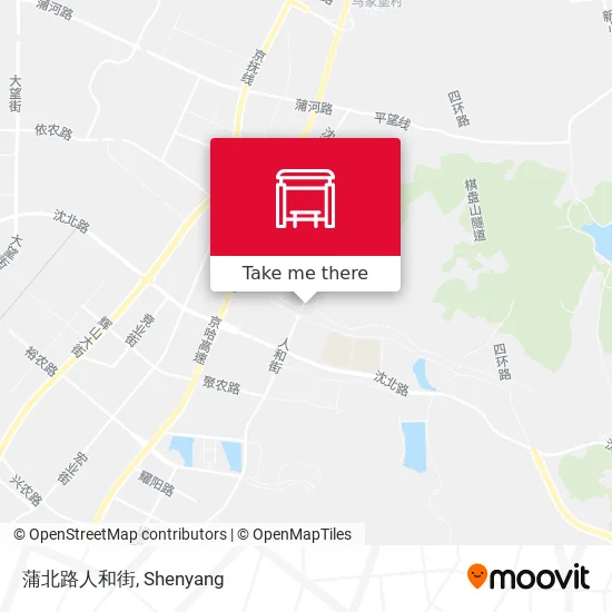 蒲北路人和街 map