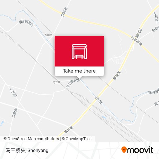 马三桥头 map