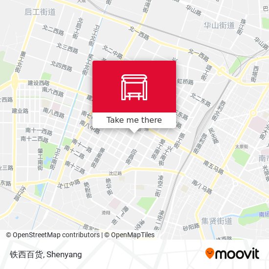 铁西百货 map