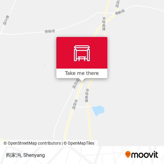 阎家沟 map