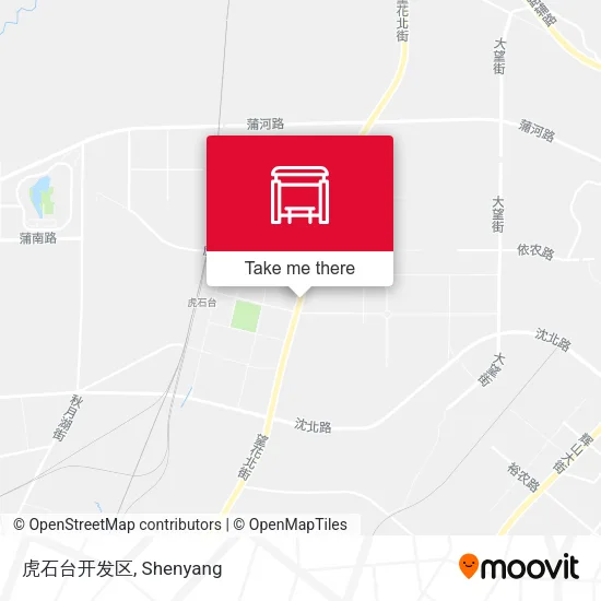 虎石台开发区 map