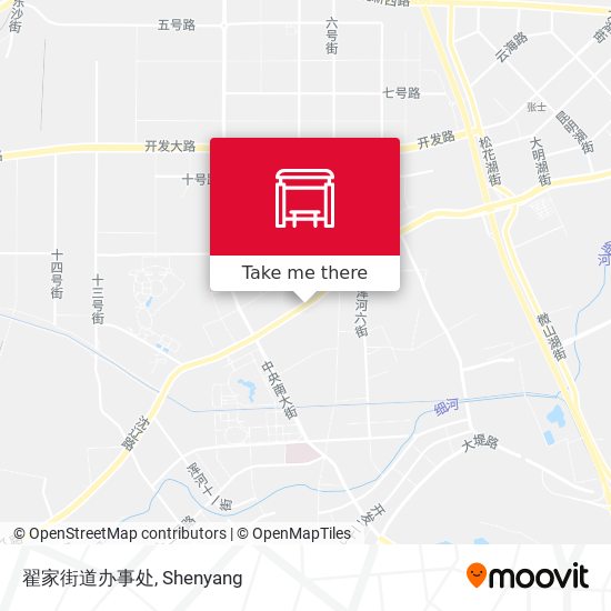 翟家街道办事处 map