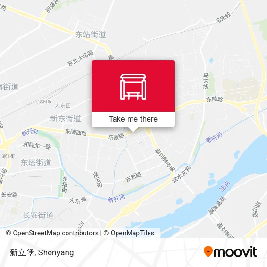 新立堡 map
