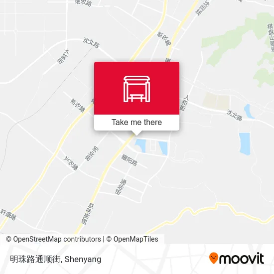 明珠路通顺街 map