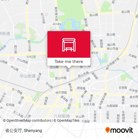 省公安厅 map
