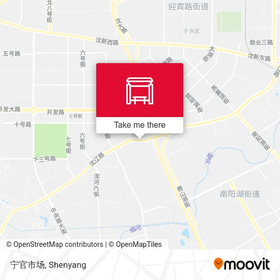 宁官市场 map