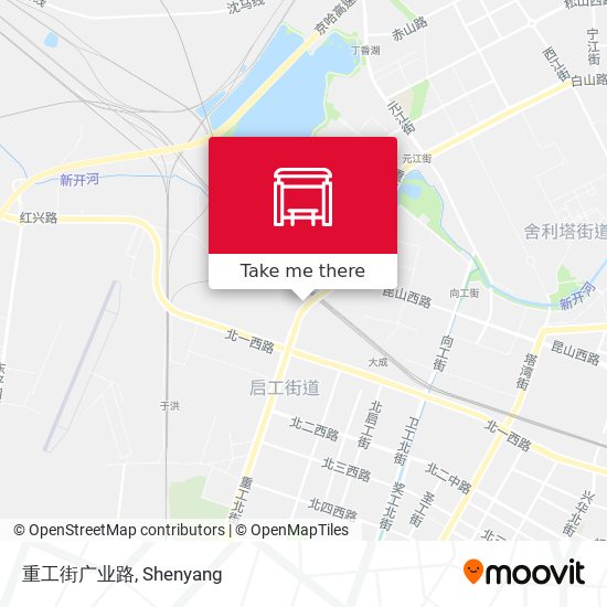 重工街广业路 map
