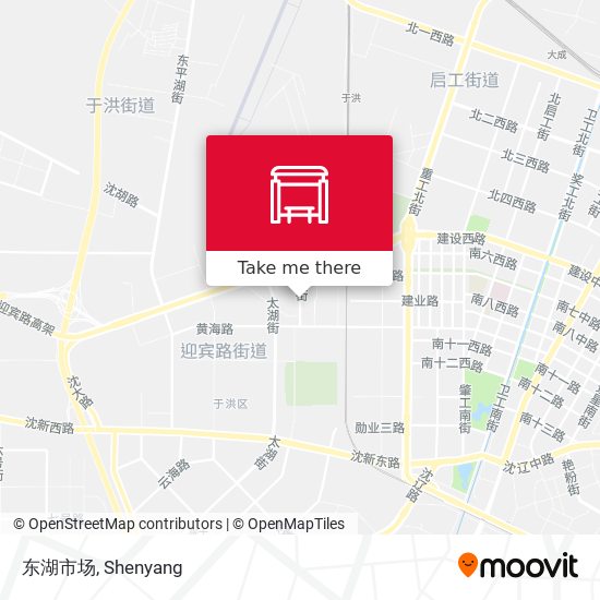 东湖市场 map