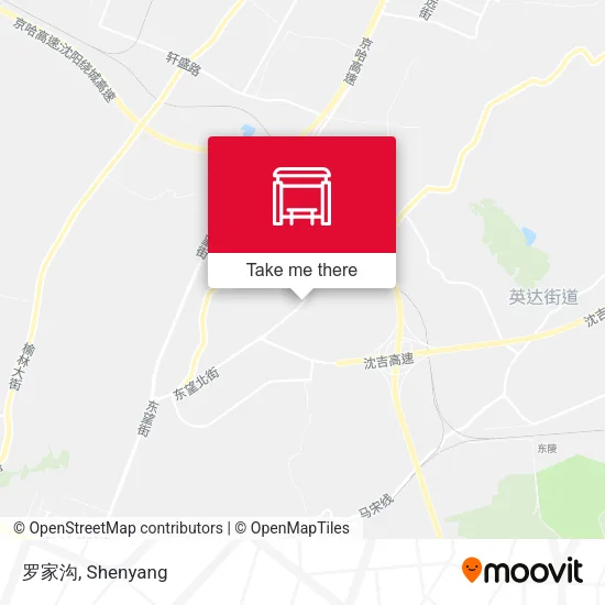 罗家沟 map