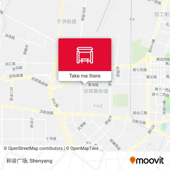 和谐广场 map