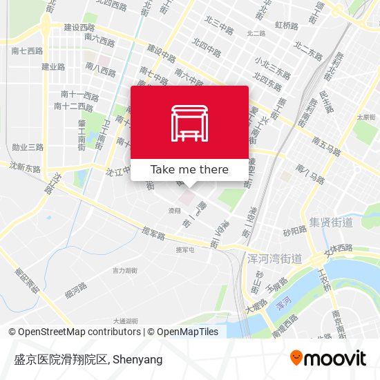 盛京医院滑翔院区 map