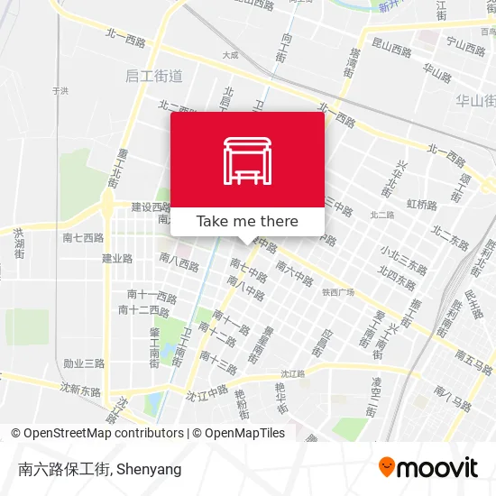 南六路保工街 map