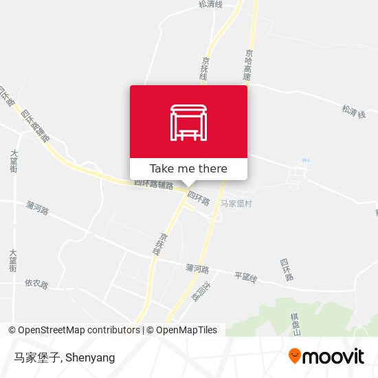 马家堡子 map