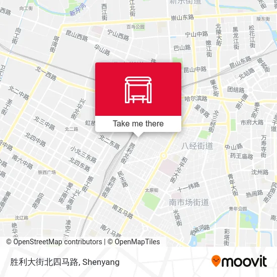 胜利大街北四马路 map