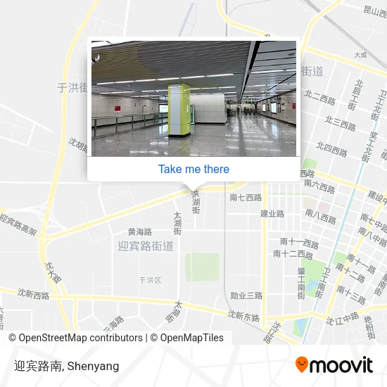 迎宾路南 map