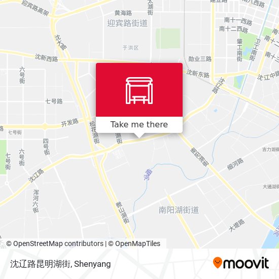 沈辽路昆明湖街 map