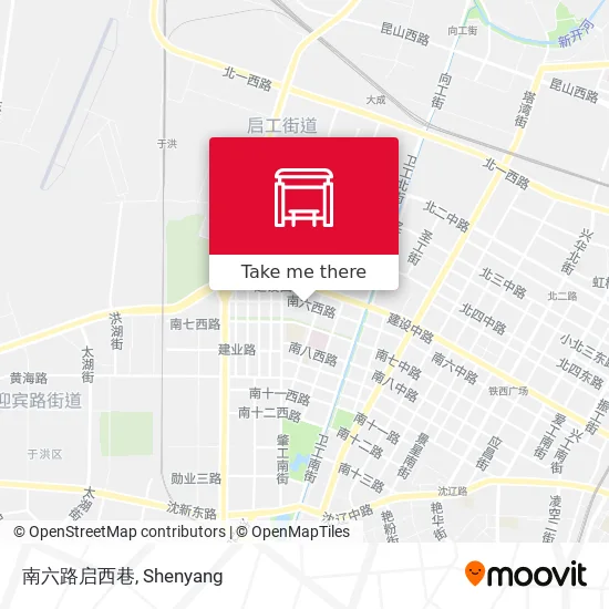 南六路启西巷 map