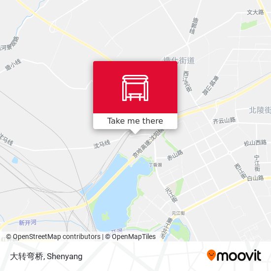大转弯桥 map