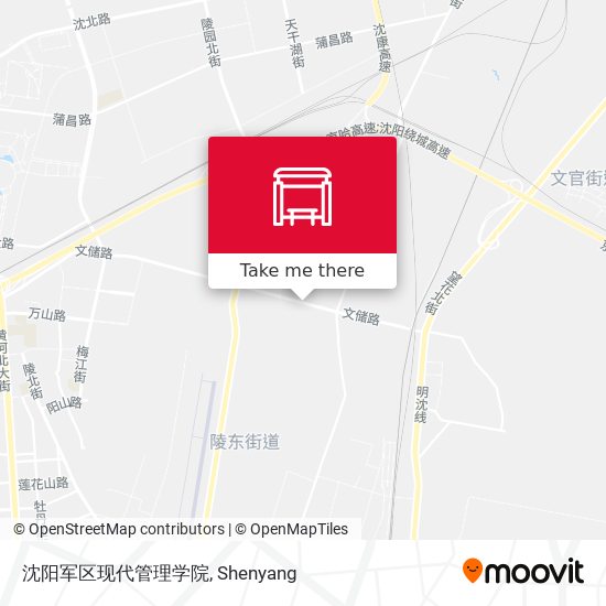 沈阳军区现代管理学院 map