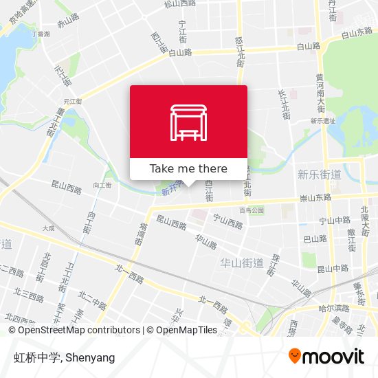 虹桥中学 map
