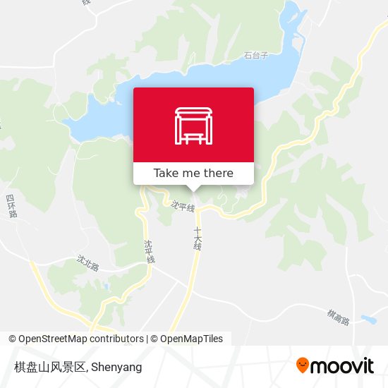 棋盘山风景区 map