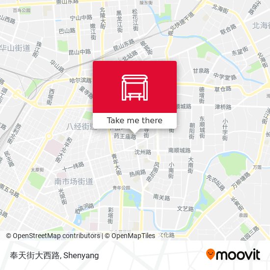 奉天街大西路 map