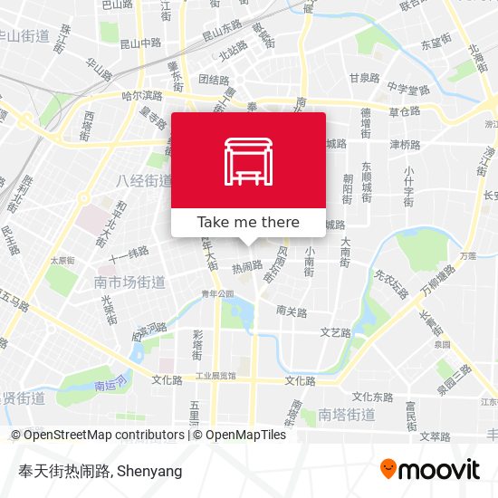 奉天街热闹路 map