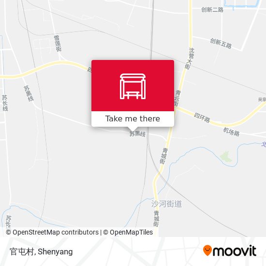 官屯村 map
