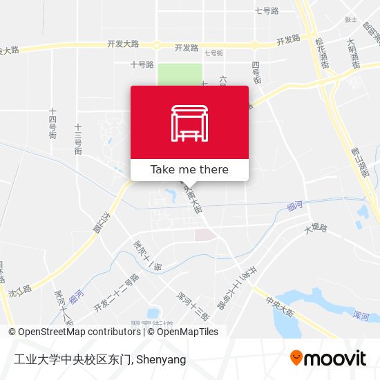 工业大学中央校区东门 map