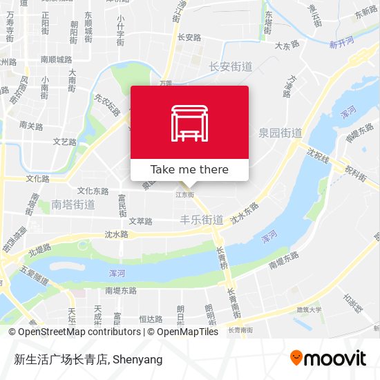 新生活广场长青店 map