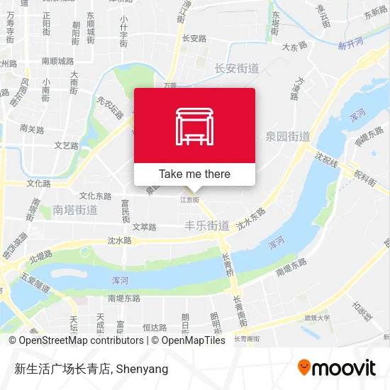 新生活广场长青店 map