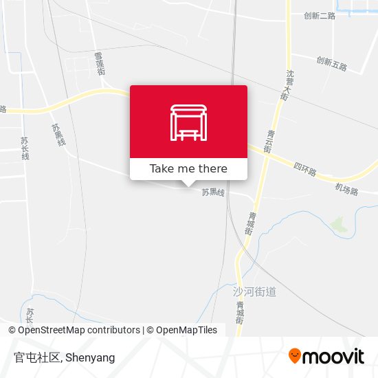 官屯社区 map