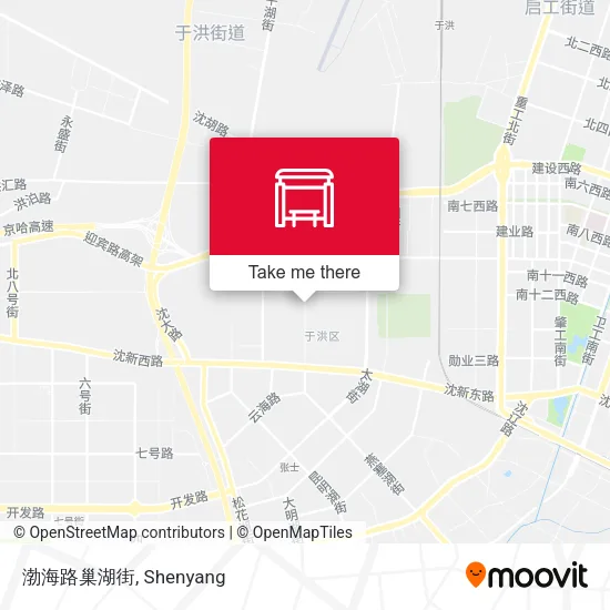 渤海路巢湖街 map
