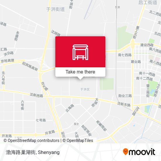 渤海路巢湖街 map