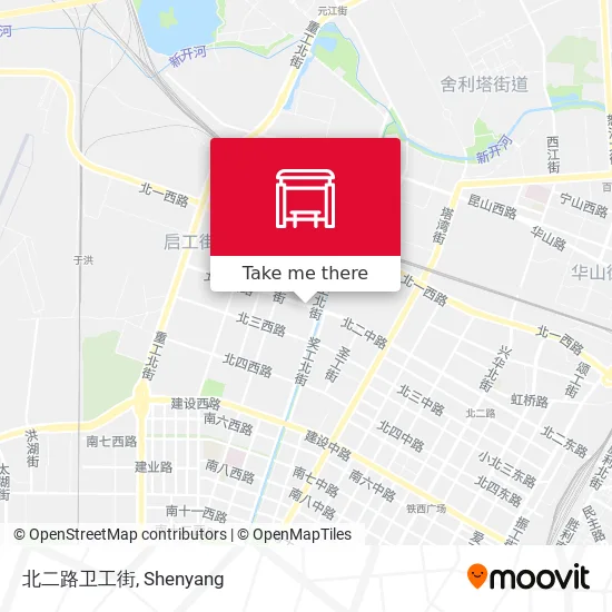 北二路卫工街 map