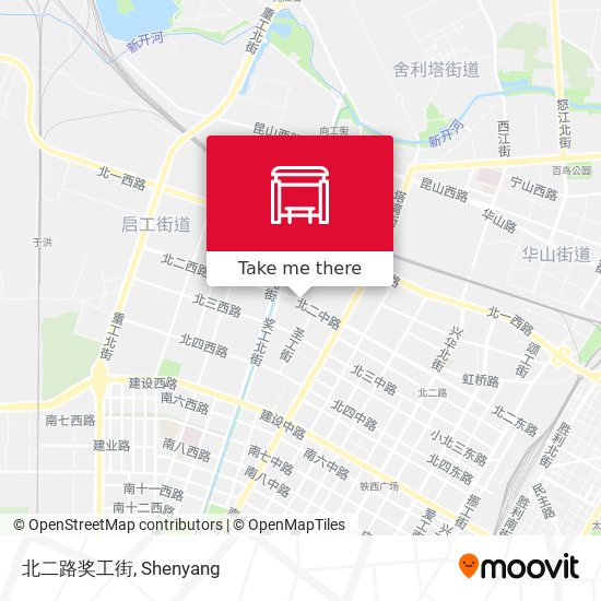 北二路奖工街 map