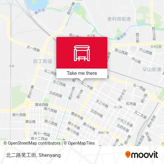 北二路奖工街 map