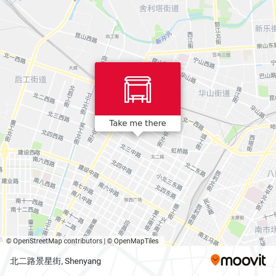 北二路景星街 map