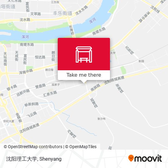 沈阳理工大学 map