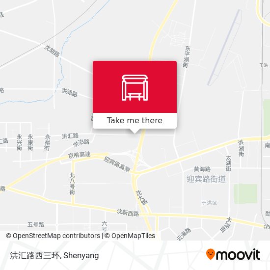 洪汇路西三环 map