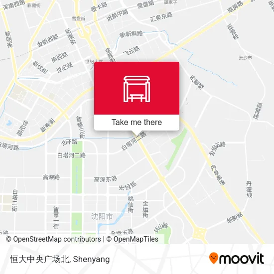恒大中央广场北 map