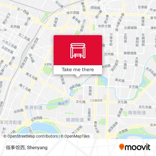领事馆西 map