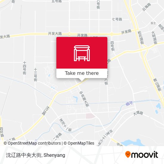 沈辽路中央大街 map