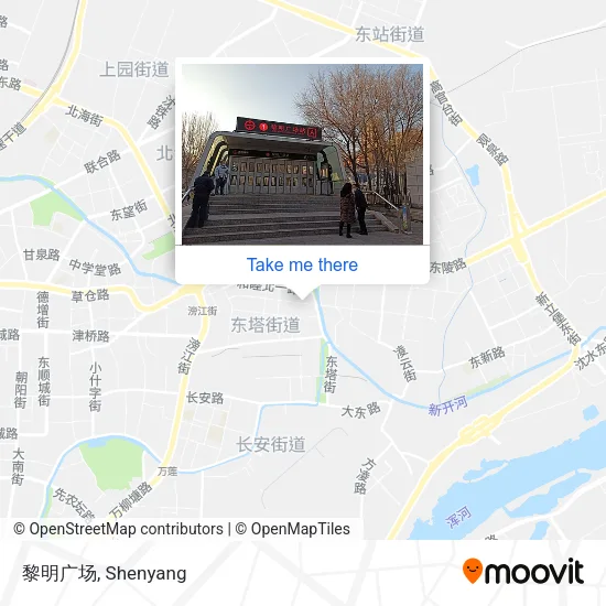 黎明广场 map