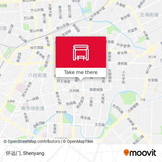 怀远门 map